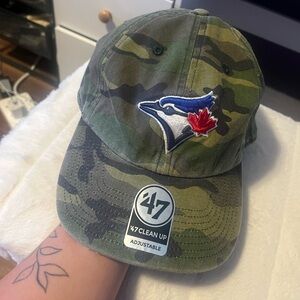 Blue jays camo hat